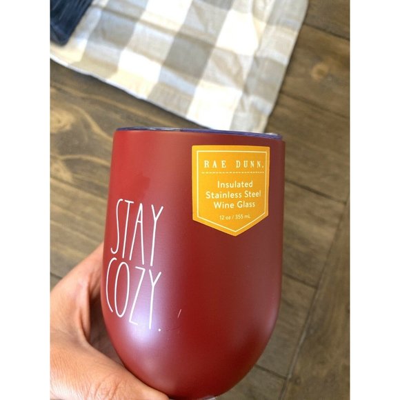 RAE DUNN “STAY COZY” Stainless Steel Insulated - Picture 2 of 3
